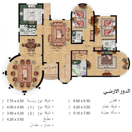 مخطط بيت متساوي الابعاد